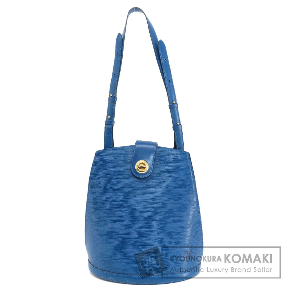Louis Vuitton Cluny Toledo Blue Tote Bag Epi Leather